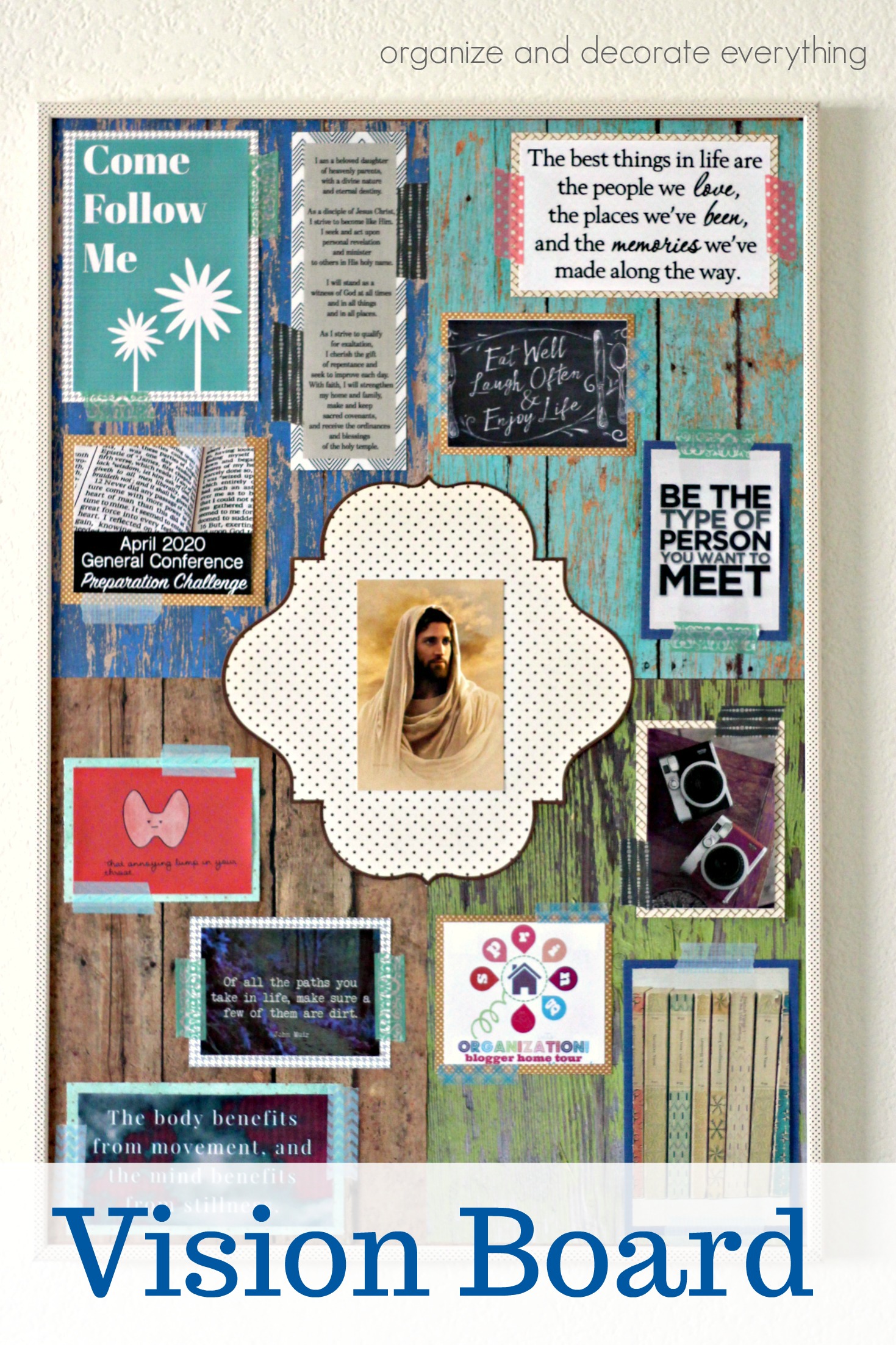 Creating a Vision Board - Organize and Decorate Everything